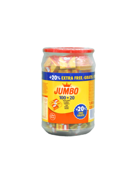 JUMBO 100+20 CUBOS - CAIXA DE 10 UNIDADES