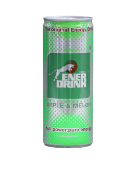 ENERGY DRINK APPLE E MELON 250ML - CAIXA DE 24 UNIDADES